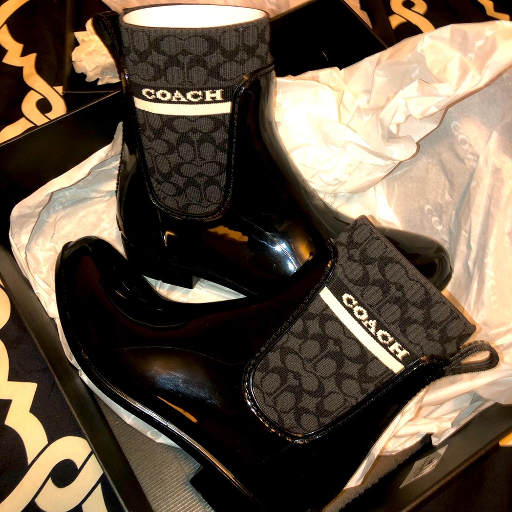 COACH Rivington Rubber Boots